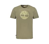 Timberland Green Cotton Men T-Shirt - S