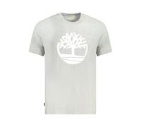 Timberland Grigio Cotton Men T-Shirt - M