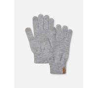 Timberland - Guanti in maglia a coste grigio medio mélange One Size