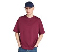 Timberland Hampthon Tonal Stack Logo Tee Burgundy Taglia: M | Magliette basic Outlet | Uomo | Marrone