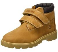 Timberland Icon Double Strap Hook & Loop - Stivali Chukka Unisex Bambini, Giallo (Wheat Nubuck 231), 35 EU