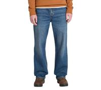 Timberland Jeans larghi blu lavaggio medio con logo sulla tasca W38