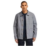 Timberland Kempshire Washed Canvas Chore Jacket Folkstone Gray Taglia: L | Giacche leggere Outlet | Uomo | Grigio