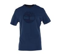 Timberland - Kennebec River Tree Logo Tee - - Tops - Uomo - Blu - L