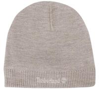 Timberland Knit Logo Beanie Basco, Light Grey HTHR, OS Uomo