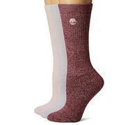 Timberland Ladies 3-Pair Pack Ribbed FC Boot Socks One Size