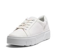 Timberland Laurel Court Canvas, Scarpe da Ginnastica Donna, Tela Bianca, 36 EU Larga