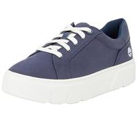 Timberland Laurel Court Canvas, Scarpe da Ginnastica Donna, Tela Blu Navy, 37.5 EU Larga