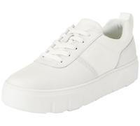 Timberland Laurel Court Full Grain, Scarpe da Ginnastica Donna, WHI Full Grain, 38.5 EU Larga