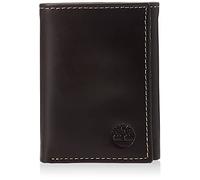Timberland Leather Trifold Wallet with ID Window Accessori da Viaggio-Portafogli Tri-Fold, Marrone (Nuvoloso), Taglia Unica Uomo