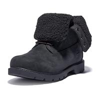 Timberland Linden Woods Teddy Fleece Stivali Stringati Donna, Nero (Black Nubuck),37 EU