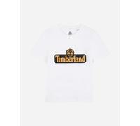 Timberland Linear Logo Jr - T-shirt - Bianco 8ANNI