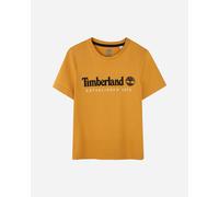 Timberland Linear Logo Jr - T-shirt - Giallo 8ANNI