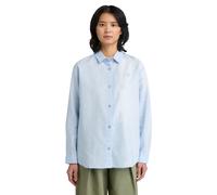 Timberland Linen Blend Long-sleeve Shirt Medium Blue Taglia: L | Magliette intime Outlet | Donna | Blu