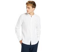 Timberland Mill River Korean Long Sleeve Shirt Bianco M Uomo