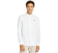TIMBERLAND Camicia 'Mill River' blu / bianco Uomo TIMBERLAND L