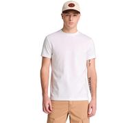 Timberland - T-shirt Slim a Maniche Corte Dunstan River da Uomo in bianco, Uomo, bianco, Taglia: S