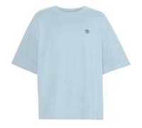 Timberland - Dunstan River - T-shirt vestibilità comoda azzurra con logo piccolo-Blu 107-112 cm