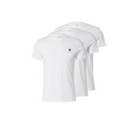 Timberland - Dunstan - Confezione da 3 T-shirt bianche con logo piccolo sul petto-Bianco 91-97 CM