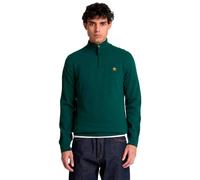 Timberland - Maglione con Zip a un Quarto in Lana Merino Cohas Brook da Uomo in verde scuro, Uomo, verde, Taglia: S