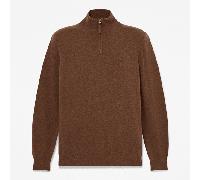 Timberland - Maglione con Zip a un Quarto in Lana Merino Cohas Brook da Uomo in marrone, Uomo, marrone, Taglia: XXL