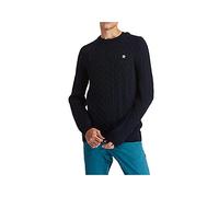 Timberland Maglione da Uomo a Trecce Phillips Brook Blu Marine Taglia L cod A2CEQ433