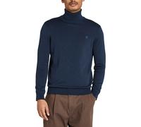 Timberland - Williams River Turtle Neck Cotton Sweater - Maglione XL blu