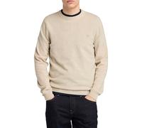 Timberland Maglione da Uomo Girocollo in Lana Merino Cohas Brook Beige Taglia S Codice TB0A2BFHEGM
