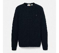 Timberland - Maglione Girocollo a Trecce Phillips Brook da Uomo in blu scuro, Uomo, blu, Taglia: L