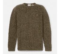 Timberland - Maglione Girocollo a Trecce Phillips Brook da Uomo in verde, Uomo, verde, Taglia: S