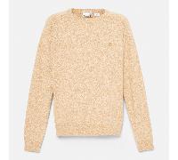 Timberland - Maglione Girocollo in Cotone con Maniche Raglan Williams River da Uomo in beige, Uomo, beige, Taglia: S