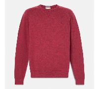 Timberland - Maglione Girocollo in Cotone con Maniche Raglan Williams River da Uomo in bordeaux, Uomo, bordeaux, Taglia: XL