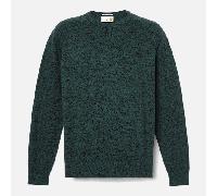 Timberland - Maglione Girocollo in Cotone con Maniche Raglan Williams River da Uomo in verde scuro, Uomo, verde, Taglia: XXL