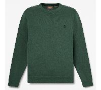 Timberland - Maglione Girocollo in Cotone Williams River da Uomo in verde, Uomo, verde, Taglia: M