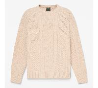 Timberland - Maglione Girocollo in Maglia a Trecce Phillips Brook da Uomo in beige chiaro, Uomo, beige, Taglia: S