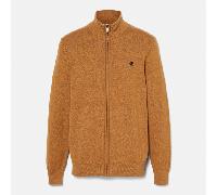 Timberland - Maglione in Cotone a Zip Intera Williams River da Uomo in giallo scuro, Uomo, giallo, Taglia: M