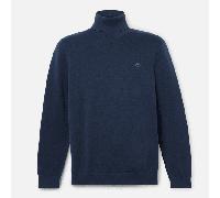 Timberland - Maglione in Cotone con Collo a Lupetto Williams River da Uomo in blu scuro, Uomo, blu, Taglia: M
