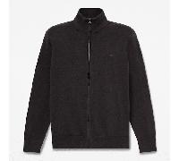 Timberland - Maglione in Cotone con Zip Intera Williams River da Uomo in nero, Uomo, nero, Taglia: L