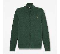 Timberland - Maglione in Cotone con Zip Intera Williams River da Uomo in verde scuro, Uomo, verde, Taglia: 3XL