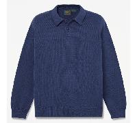 Timberland - Maglione Stile Polo in Cotone Williams River da Uomo in blu scuro, Uomo, blu, Taglia: M