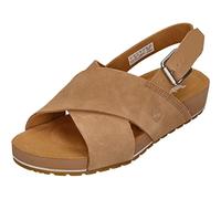 Timberland Malibu Waves Basic X Strap, Sandali, Donna, Medium Beige Suede, 36 EU