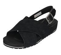 Timberland Malibu Waves Basic X Strap, Sandali, Donna, Black Suede, 39.5 EU