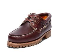 Timberland Men's Authentics 3 Eye Classic 50009 Leather Deck Shoe Burgundy-Burgundy-9 Size 9
