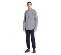 Timberland Micro Gingham Poplin Shirt Drk Sapphire Yd Taglia: L | Camicie Business Outlet | Uomo | Blu
