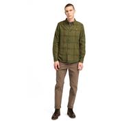 Timberland Midweight Flannel Check Shirt Dark Wheat Boot Taglia: L | Camicie Business Outlet | Uomo | Marrone