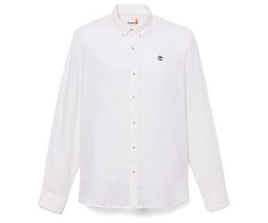 Timberland - Mill Brook Linen Shirt - Camicia L bianco