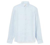 Timberland - Mill Brook Linen Shirt - Camicia M grigio/bianco