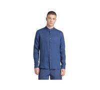 Timberland Mill River camicia lino uomo - coreana slim BLU