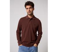 Timberland - Polo a Maniche Lunghe Millers River da Uomo in marrone scuro, Uomo, marrone, Taglia: M