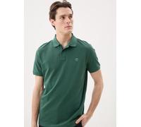 Timberland - Millers River Pique Short Sleeve Polo Verde - Abbigliamento L Verde